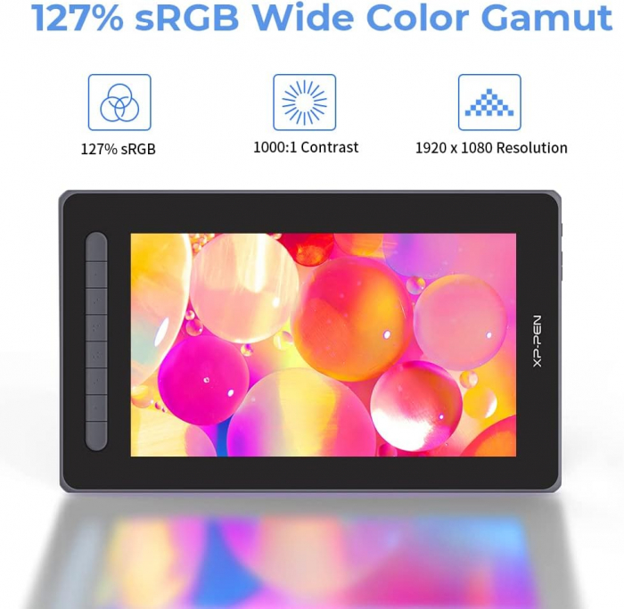 Tableta grafica XP-PEN Artist 12 GEN 2, 11.9" FHD Laminat, TILT, USB Type-C, 94% RGB, include Pen X3 Elite, Manusa, 10 varfuri de rezerva, Negru [5]