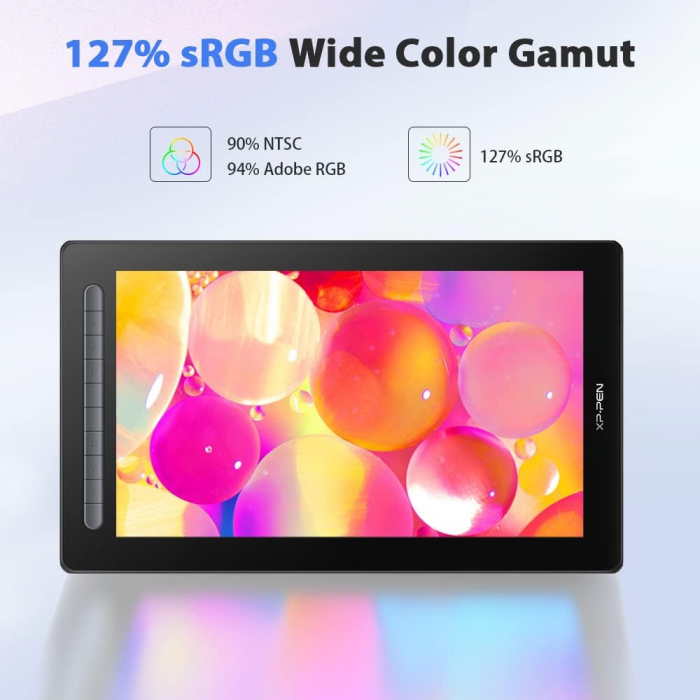 Tableta grafica XP-PEN Artist 16 GEN 2, 15.4" FHD Laminat, TILT, USB Type-C, 94% RGB, include Pen X3 Elite, Manusa, 10 varfuri de rezerva, Negru [3]