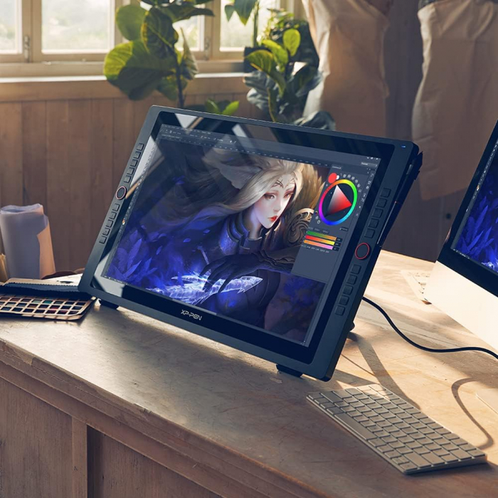 Tableta grafica, XP-PEN, Artist 24 Pro 23.8", IPS, 16:9, 2560x1440, 5080 LPI, PS 8192, 220 RPS, 20 butoane, Negru [9]