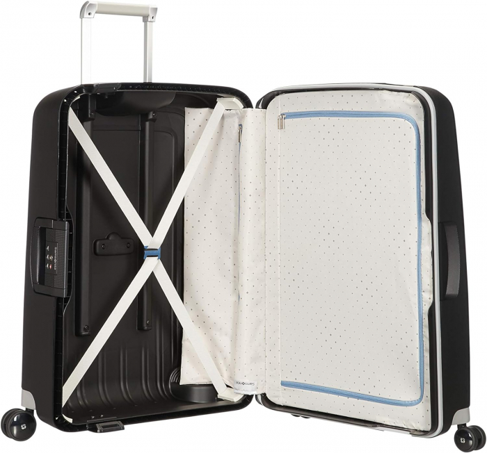 Troler Samsonite S'Cure Spinner, 75x52x31cm, negru [2]