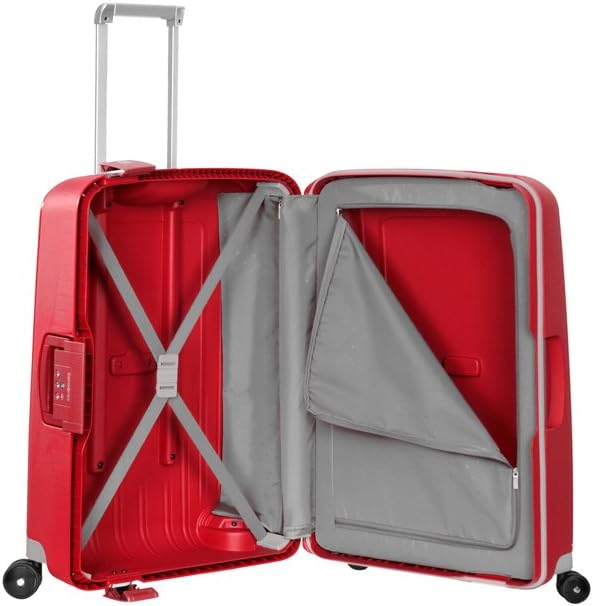 Troller Samsonite S'Cure Spinner, Crimson Red, 4 roti, 81 cm [2]