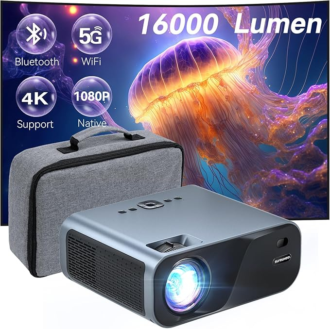 Videoproiector Surewheel E60 12000 Lumeni, suport nativ 1080P Full HD [1]