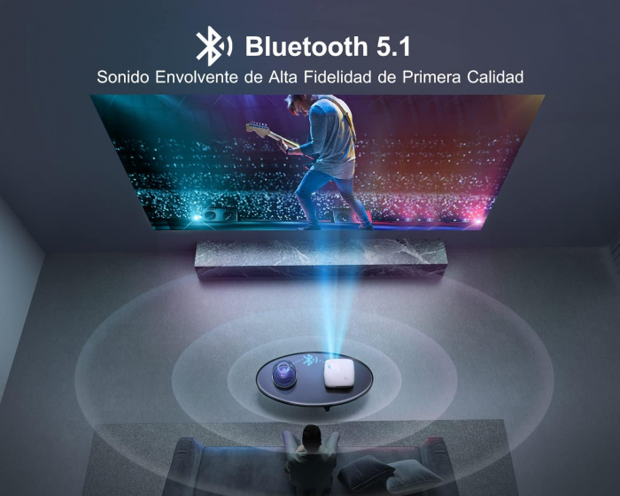 Videoproiector Wimius K7, 5G WiFi Bluetooth 9800 Lm [4]