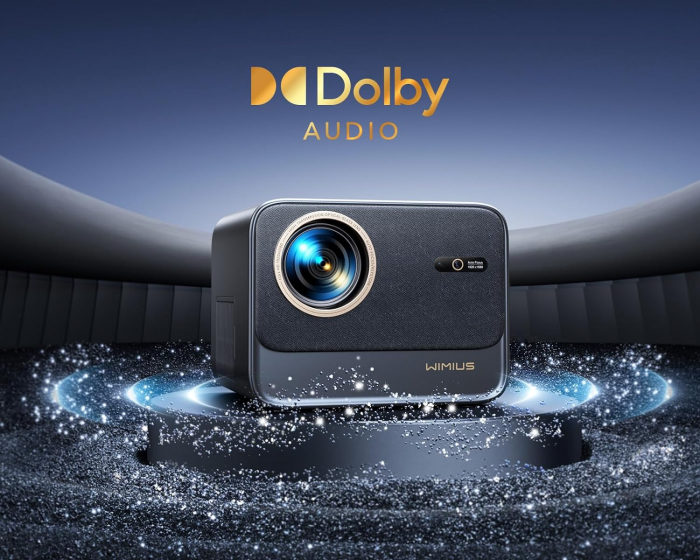Videoproiector Wimius K9 700 ANSI Lumeni cu Certificat Netflix si audio Dolby Full HD [8]