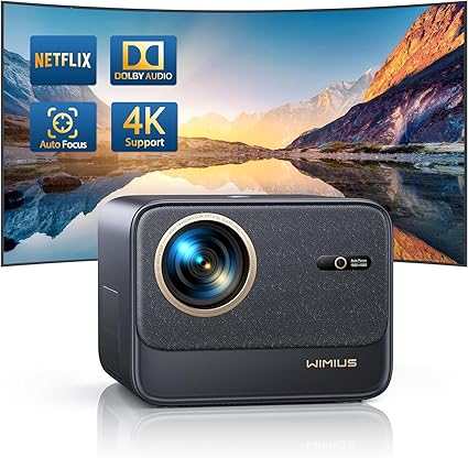 Videoproiector Wimius K9 700 ANSI Lumeni cu Certificat Netflix si audio Dolby Full HD [1]