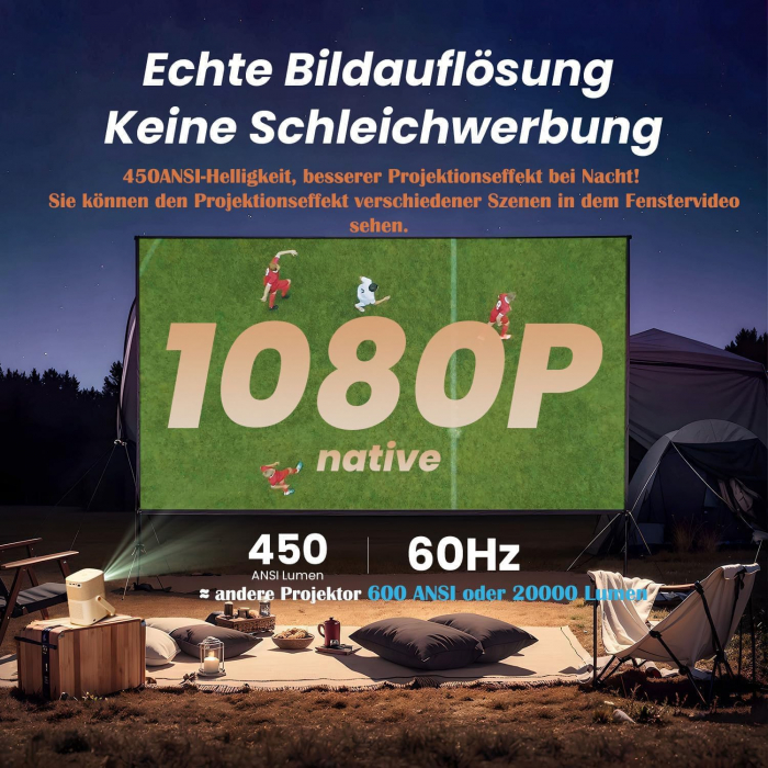 Videoproiector Yaber T2 Plus, Full HD 1080p, 450 ANSI lumeni [9]