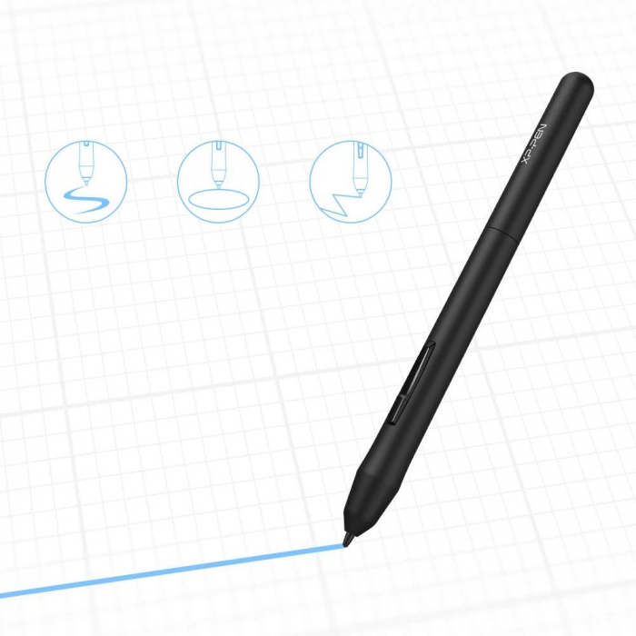XP-PEN Star 03 V2 Tableta grafica, 10x6", USB, 8 Butoane, 8192 niveluri presiune, include Pen-Stand, 8 varfuri de rezerva [3]
