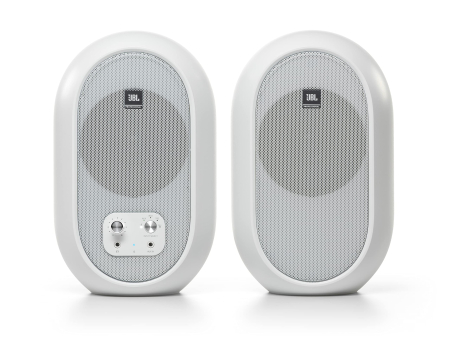 Boxe Portabile - Boxă Bluetooth JBL 1 Serie 104 Kompakte aktive Desktop-Referenz mit Bluetooth, alb