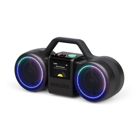 Boxe Portabile - Boxă Bluetooth Philips The Roller Wireless TAMS60B - 120W max, negru