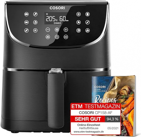 Air Fryer - COSORI Air Fryer CS 158-RXB 1700 W 5.5 Litri 13 Programe Negru