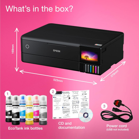 Imprimanta inkjet color Epson ET-8550, A3, duplex, USB 2.0, Wi-Fi [7]