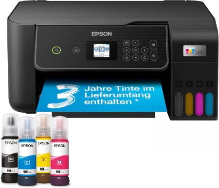 Imprimante si multifunctionale - Imprimanta inkjet, Epson EcoTank ET-2870, negru
