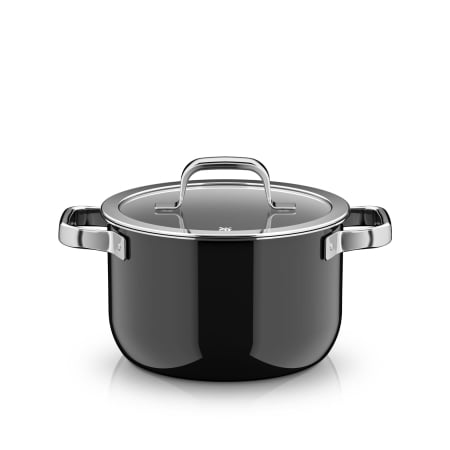 Oală WMF Fusiontec Mineral Pro, 20 cm, pentru inducție, negru