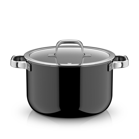 Oală WMF Fusiontec Mineral Pro, 24 cm, pentru inducție, negru