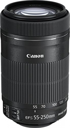 Accesorii foto & video - Obiectiv Canon EF-S 55-250mm f/4-5.6 IS STM