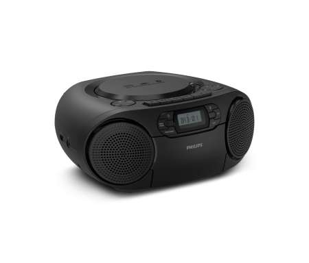 Boxe Portabile - Radio portabil Philips TAZ2500 Tragbare CD-Soundmaschine mit Kassettenspieler