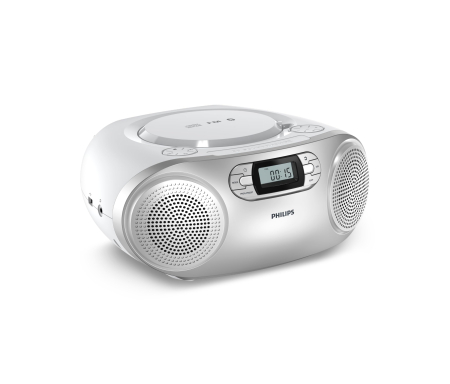 Boxe Portabile - Radio portabil Philips Tragbare CD-Soundmaschine TAZ2000 mit Kassettenspieler