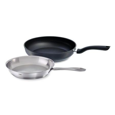 Set tigăi Fissler, 2 bucăți, 24 / 28 cm, pentru inducție