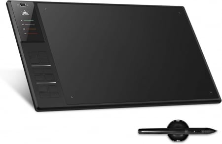 PC & Periferice - Tableta grafica cu stylus Huion WH1409 V2, Wireless, 8192 niveluri presiune, Negru