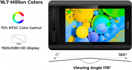 Tableta grafica XP-PEN Artist 12, 11.6" FHD, 8192 niveluri presiune, include Artrage 5, Manusa, 8 varfuri de rezerva [2]