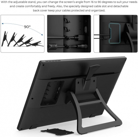 Tableta grafica XP-PEN Artist 22 Generatia 2, 21.5" FHD, TILT, 86% RGB, include Stand Ajustabil, Artrage 5, Manusa, 8 varfuri de rezerva [4]