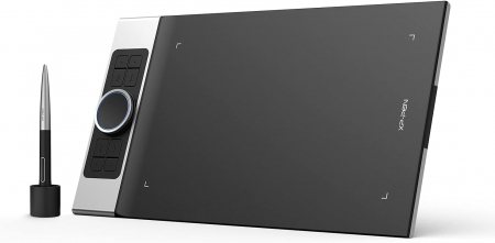 Tablete Grafice - Tableta grafica XP-PEN Deco PRO MW, 9x5", 8 Butoane, 8192 niveluri presiune, conexiune Bluetooth, Pen-Stand, 10 varfuri de rezerva