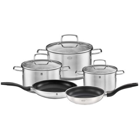 Tigaie RÖSLE Basic Line Starter-Set, pentru inducție, argintiu