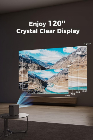 Videoproiector Emotn N1 500 ANSI Lumeni, Netflix cu licenta oficiala nativ 1080p Full HD, focalizare automata, corectie trapezoidala automata, imagine de 120 inchi, Dolby Audio, 5G Wi-Fi si Bluetooth  [4]