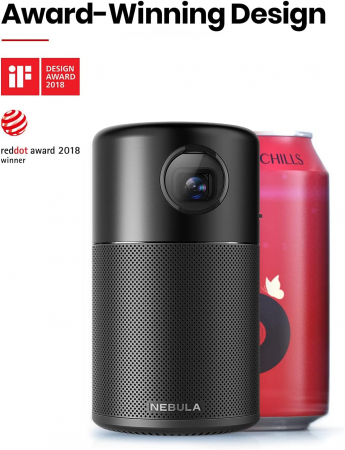 Videoproiector portabil Anker Nebula Capsule, WVGA, DLP, Boxe 360, Android 7.1 [4]