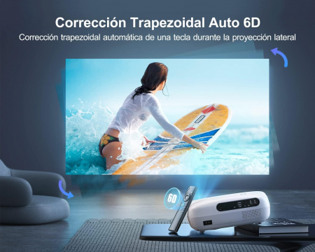 Videoproiector Wimius K7, 5G WiFi Bluetooth 9800 Lm [4]