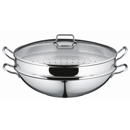 Wok WMF Macao, 4 bucăți, 36 cm, pentru inducție