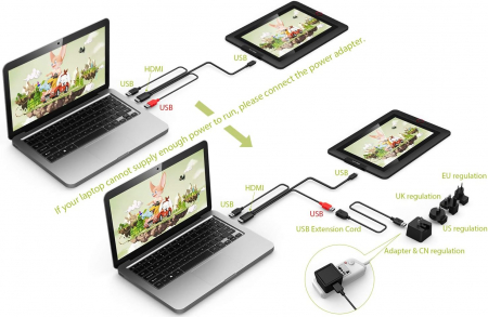 XP-PEN Artist 12 Pro Tableta grafica, 11.6" FHD, TILT, 8192 niveluri presiune, include Artrage 5, Manusa, 8 varfuri de rezerva [1]