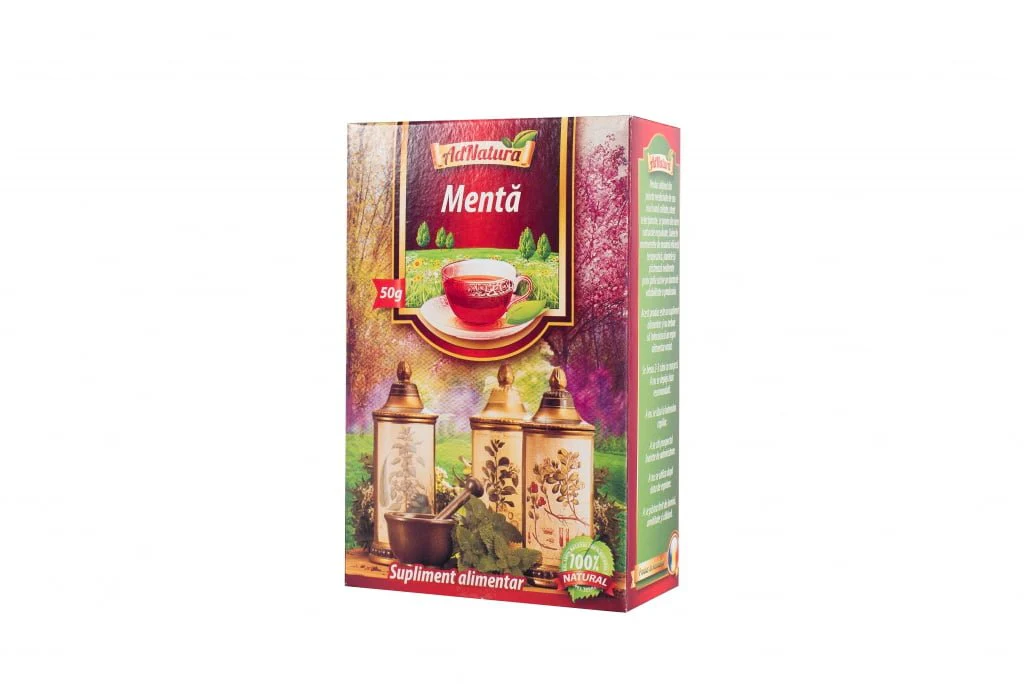 Ad Natura Ceai Menta Frunze x 50 g [1]