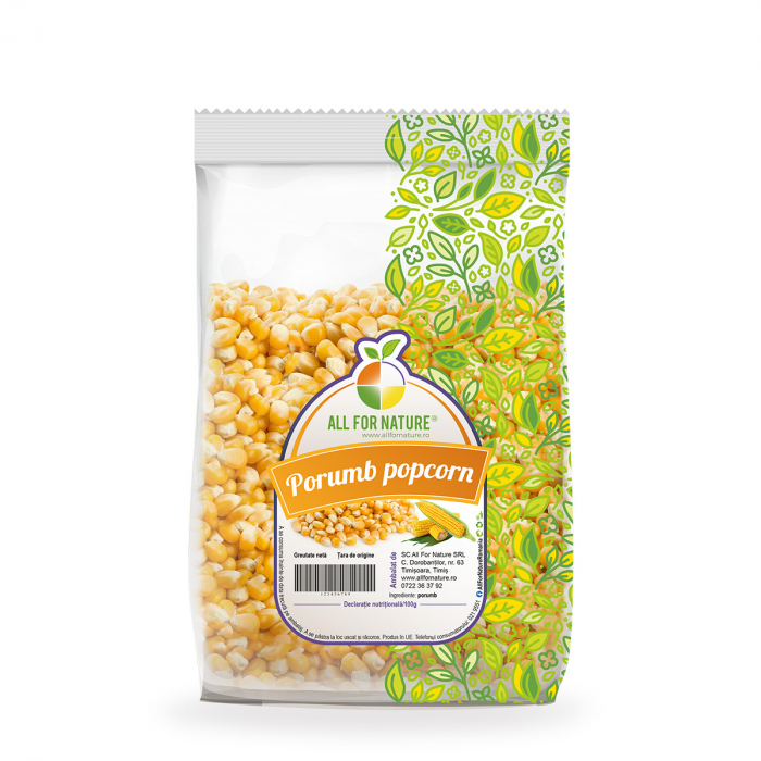 All For Nature Porumb Popcorn x 500 g [1]