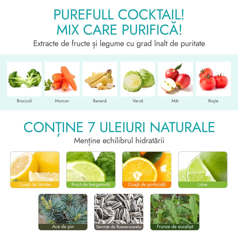 Ariul Stress Relieving Purefull Cleansing Tissue Servetele Demachiante x 15 bc. [2]