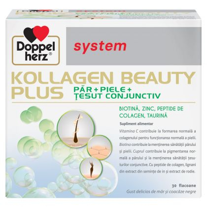 Doppelherz System Kollagen Beauty Plus x 30 fl. unidoza [1]