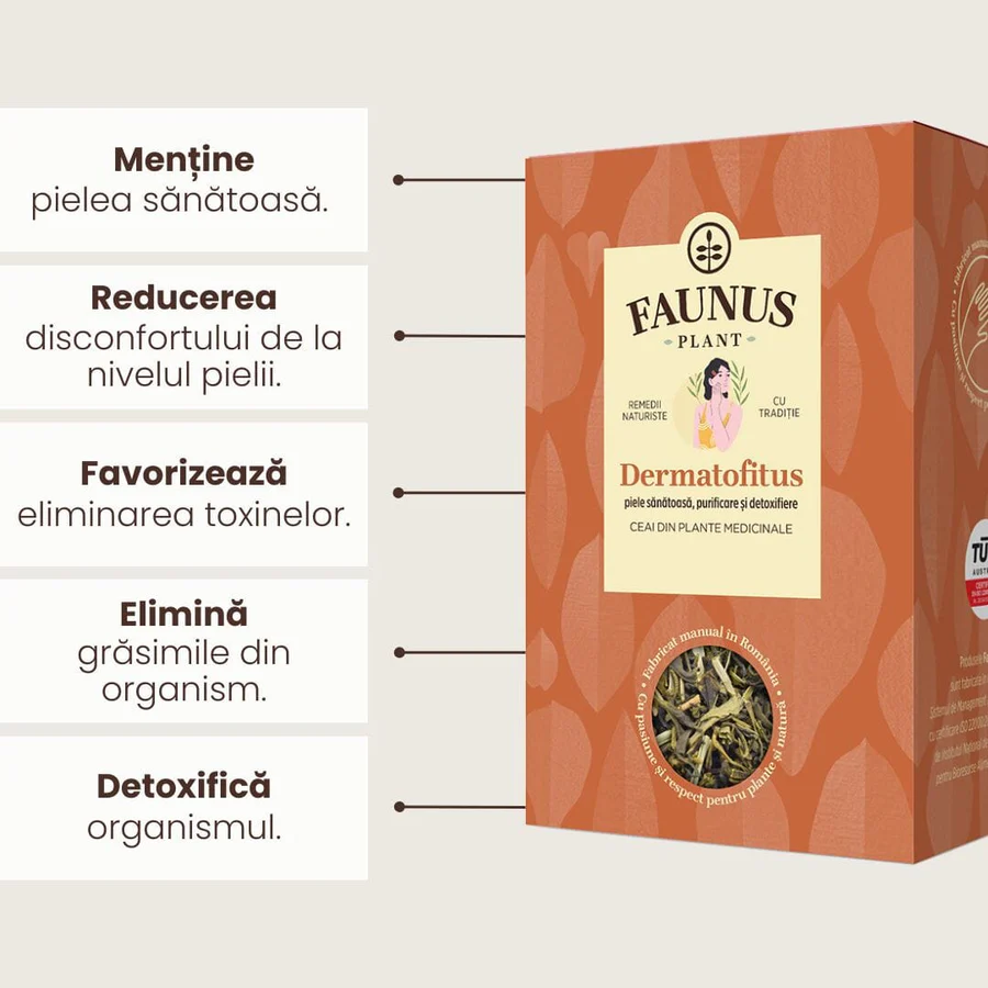 Faunus Plant Dermatofitus Ceai Piele Sanatoasa x 90 g [2]
