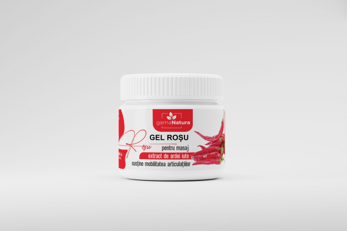 Gama Natura Gel Rosu Pentru Masaj Cu Extract De Ardei Iute x 500 ml [1]