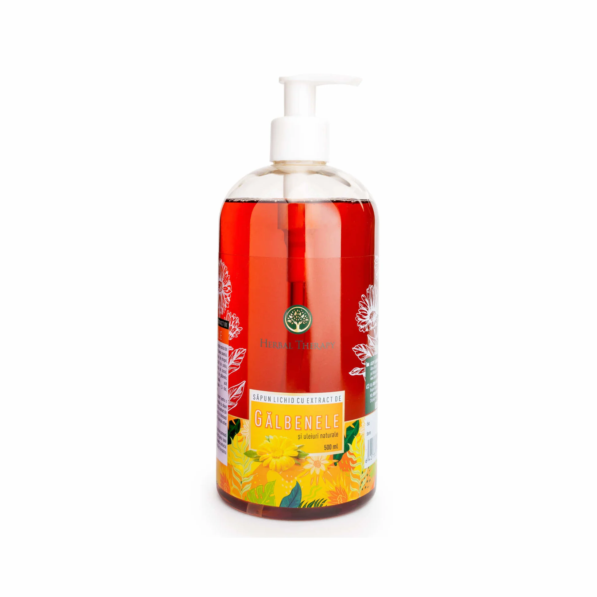 Herbal Therapy Sapun Lichid Cu Extract De Galbenele Si Uleiuri Naturale Pentru Piele Sensibila x 500 ml [1]