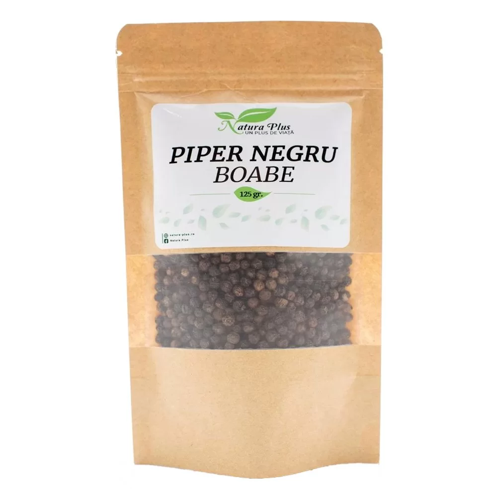 Natura Plus Piper Negru Boabe x 125 g [1]