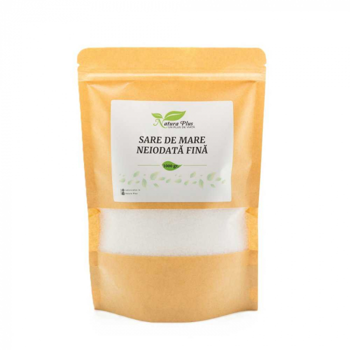 Natura Plus Sare De Mare Neiodata Fina x 1000 g [1]