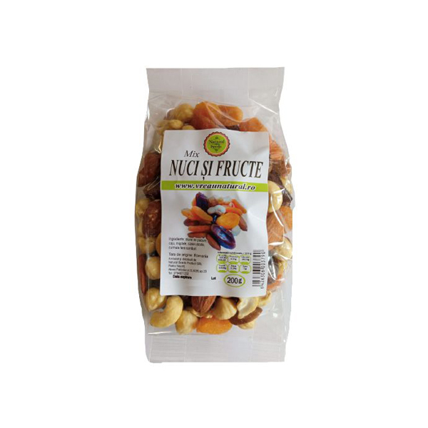Natural Seeds Mix De Nuci Si Fructe x 200 g [1]