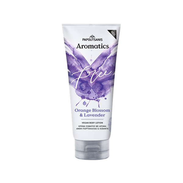 Papoutsanis Aromatics Lotiune de Corp Free Cu Floare De Portocal Si Lavanda 100% Vegan x 200 ml [1]