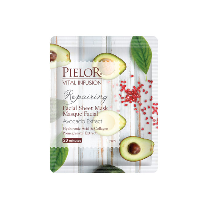 Pielor Vital Infusion Masca Faciala Reparatoare Cu Avocado Si Rodie x 25 ml [1]