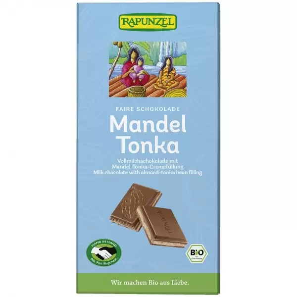 Rapunzel Ciocolata Cu Crema De Migdale Si Tonka Bio x 100 g [1]