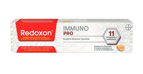 Redoxon Immuno Pro 11 Vitamine Si Minerale x 15 cpr. efervescente [1]