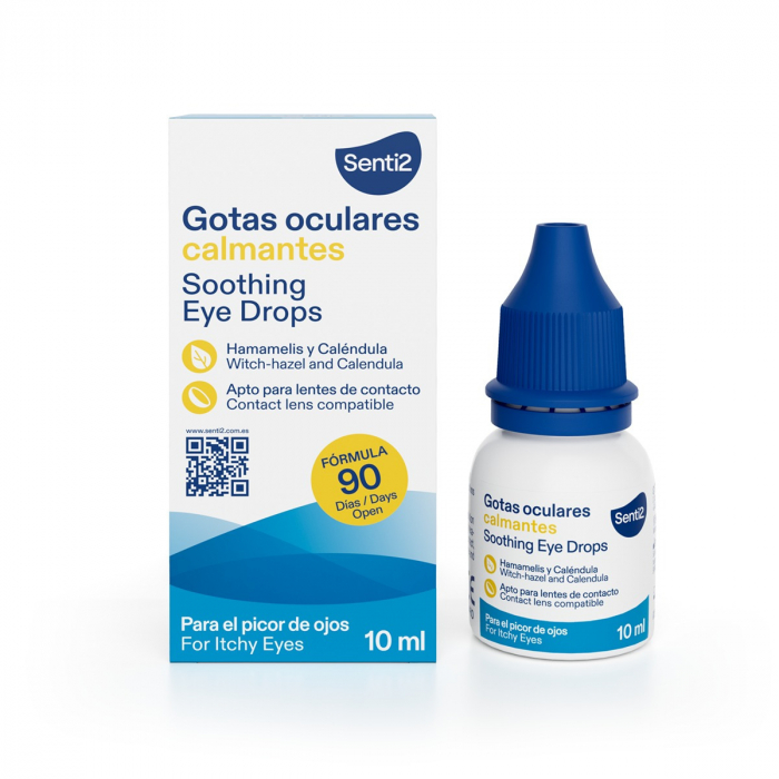 Senti2 Picaturi Calmante Pentru Ochi Iritati Cu Hamamelis Si Galbenele x 10 ml [1]
