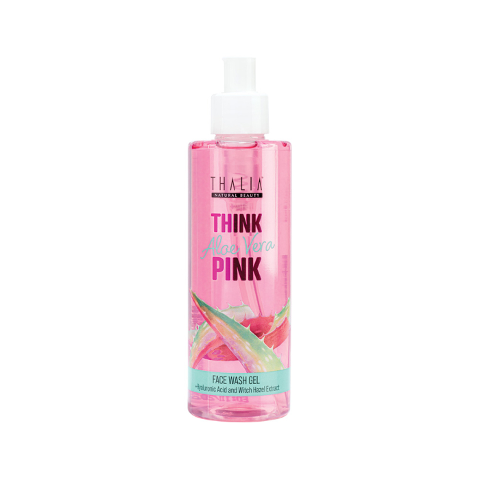 Thalia Think Pink Aloe Vera Gel De Curatare Faciala Cu Acid Hialuronic Si Glicerina x 200 ml [1]