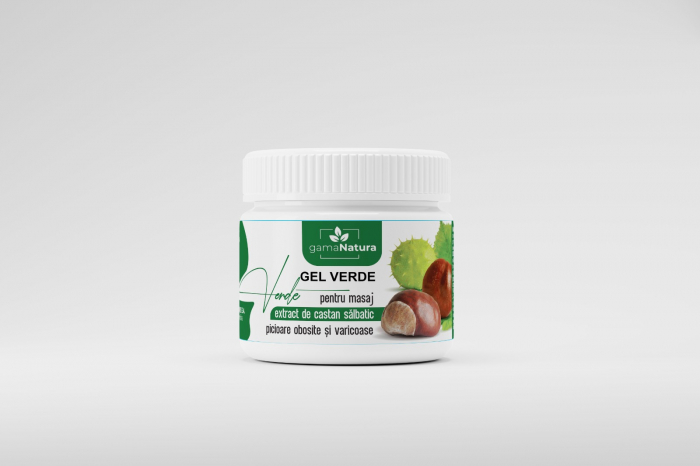 Gama Natura Gel Verde Pentru Masaj Cu Extract De Castan Salbatic x 500 ml [1]