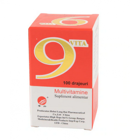 Tonice si energizante - 9 Vita Multivitamine x 100 drj.